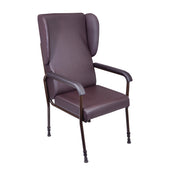 Chelsfield Height Adjustable Chair with a winged high back, lumbar support, and adjustable legs and armrests, three-quarter view.