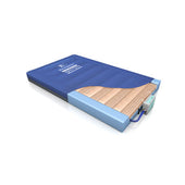 Dynaform Mercury Advance Bariatric Mattress with dynamic foam, control unit and air chambers, side view.