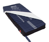 Sidhil Artemis II dynamic mattress with blue inflatable cells for pressure relief, shown from above.