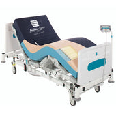 Sidhil Acclaim Flow hybrid hospital mattress with comfort and support features, angled side view.