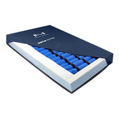 Hampton Extra Active Bariatric Mattress with Pump 3, rectangular shape, partially opened, angled view.