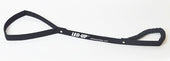 Black Leg Up leg lifter with two loops for lifting the leg, close-up view.