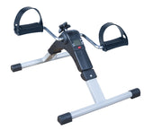NRS pedal exerciser with digital display, adjustable resistance and foot straps, shown in a front view.