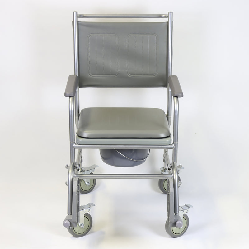 NRS Height Adjustable Wheeled Commode Wheeled Commodes Manage