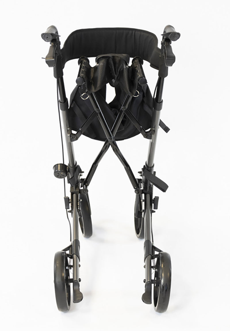 A-Series Lightweight Tall 4 Wheel Rollator - Silver - NRS
