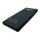 Black Apollo Morpheus Air Zero Hybrid Mattress System with white text and symbols, designed for pressure relief, front view.