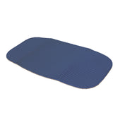 Aquajoy Saver Seat Cover, rectangular and padded with stitched horizontal lines, front view.