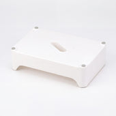 Gordon Ellis Ashby Bath Step with handle slot and four slip-resistant corner pads, front view.