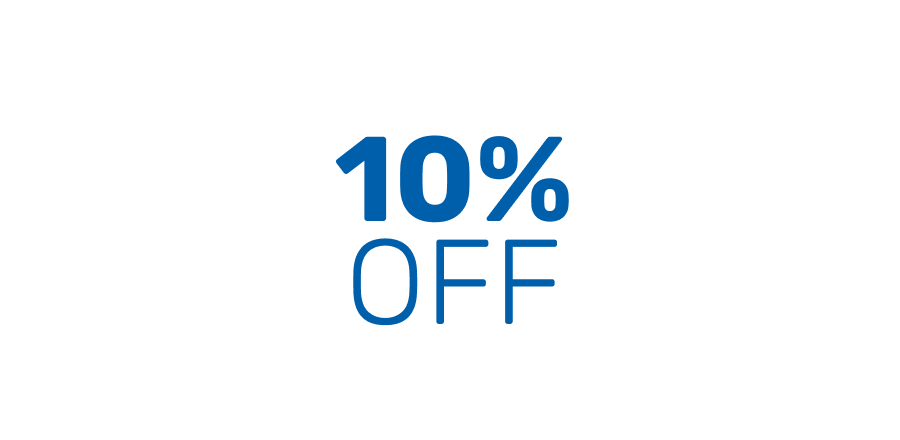 AUGUST26 - 10% OFF select products* Logo