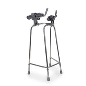 Trulife Compact Trough Frame with padded forearm supports and hand grips, designed for stability, front view.