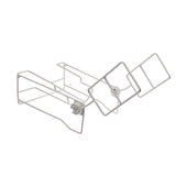 Dorking Donner Stocking Aid with two hinged wire supports, studio view.