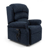 Repose Seating ErgoRise Dual Motor Tilt-In-Space Chair with padded cushions, adjustable headrest and remote control, front view.