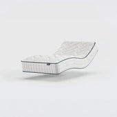 Opera Beds Gel 1000 Adjustable Mattress with wave-like curve on a plain background, angled side view.