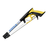 Helping Hand Classic Pro Folder grabber with trigger handle and blue Helping Hand label, front view.