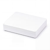 Rectangular Langham Adjustable Bath Step with a textured, secure surface, high-angle view.
