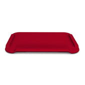 ORNAMIN Large Non-Slip Cutting Board with rounded corners and raised edges for easy grip, front view.