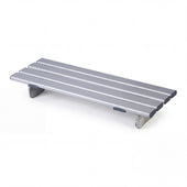 Aidapt Medina Bath Board with four slats and two supportive legs on a plain white background, front view.