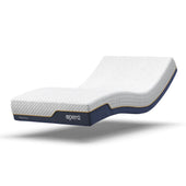 Opera Beds Memory Adjustable Mattress with adjustable head and foot elevation, shown from a side view.
