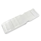 Performance Health PVC foam bath mat with neck rest, textured mesh surface and pocket, flat view on white background.