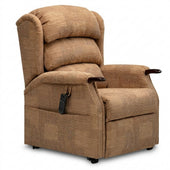 Repose Henley bariatric dual motor riser recliner chair, supports up to 40 stone, front view.