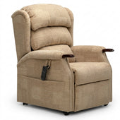 Repose Henley Bariatric Dual Motor Riser Recliner Chair by Repose Seating, supports up to 40 stone, remote controlled, front view.