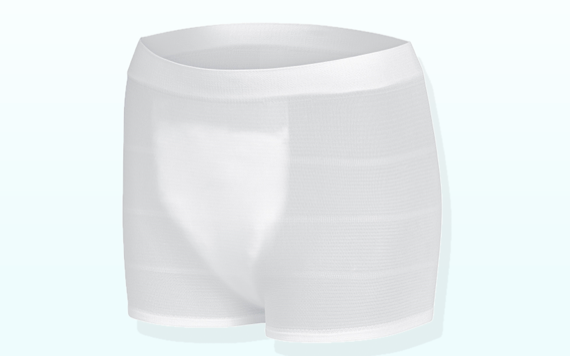 White compression shorts with a seamless design on a plain background.