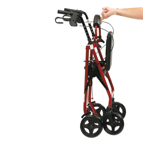 Lightweight Folding Rollator with Bag Image 2