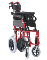 Enigma XS Aluminium Wheelchair with Transit Wheels - Red