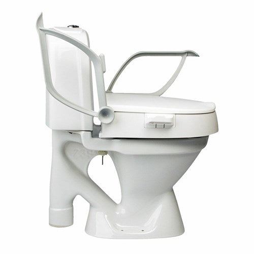 Etac Cloo Raised Toilet Seat with Armrests Image 2