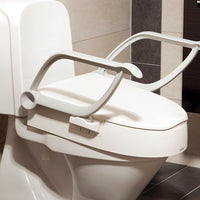 Etac Cloo Raised Toilet Seat with Armrests