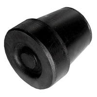 Rubber Walking Stick Ferrule - Black