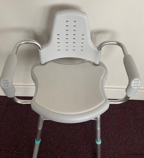 Prima Shower Stool with Arms and Back Image 2