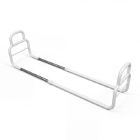 Aidapt double ended bed lever with handles on both sides for support getting in or out of bed, side view.