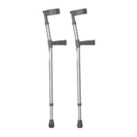 Double Adjustable Aluminium Forearm Crutches