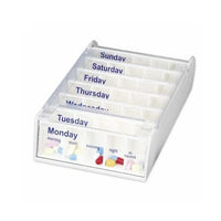 Weekly Anabox Pill Organiser - White