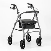 Days 100 Series Lightweight Four Wheeled Rollator - Purple
