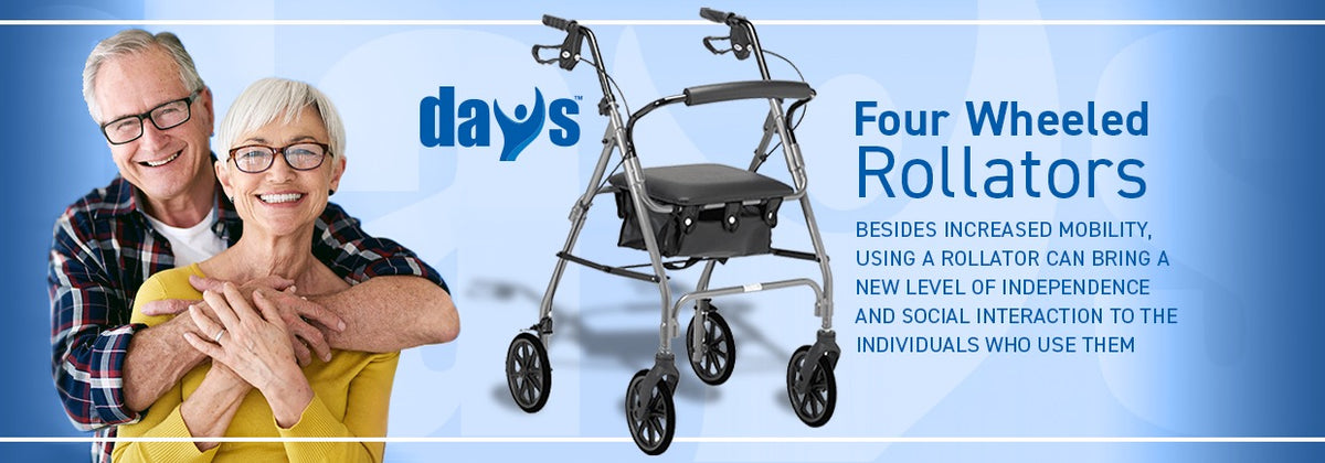 100 Series Lightweight RollatorsFour Wheeled Rollators
