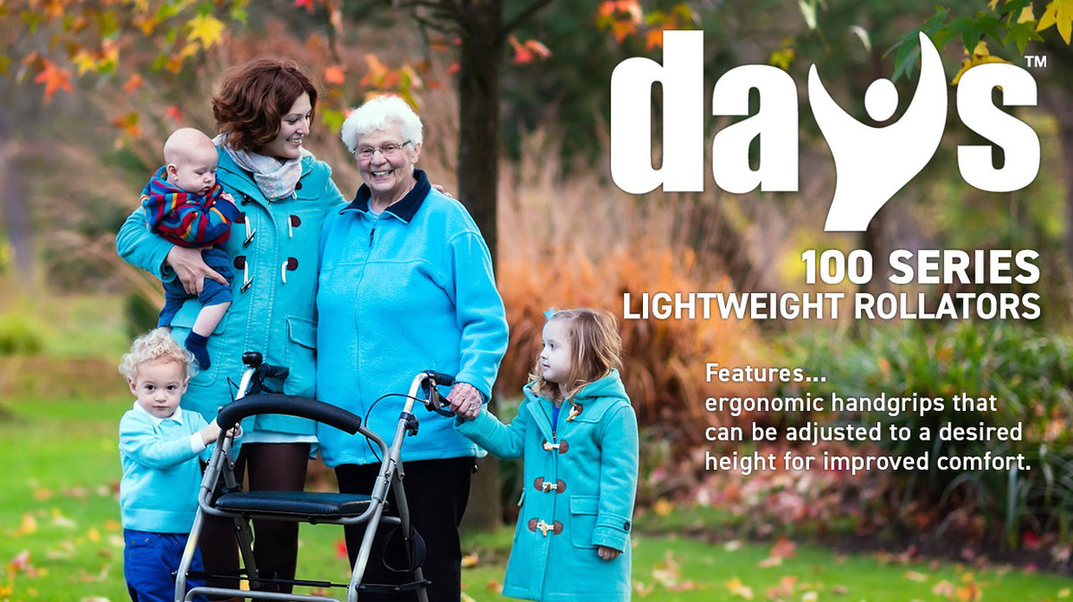 100 Series Lightweight RollatorsFour Wheeled Rollators