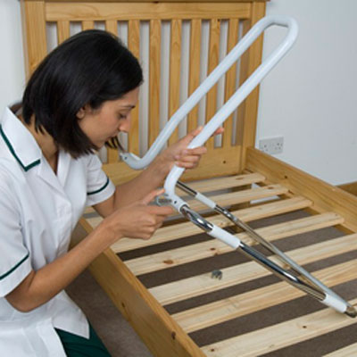 Folding Easy Fit Bed Rail Image 2