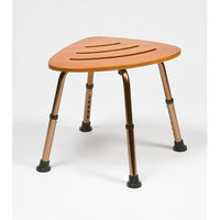 Oak Corner Shower Stool