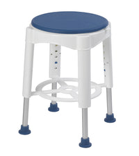 Bath Stool with Rotating Padded Seat