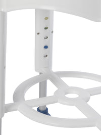 Bath Stool with Rotating Padded Seat