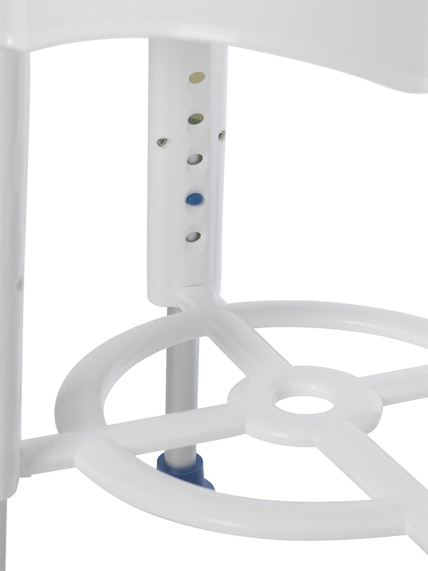 Bath Stool with Rotating Padded Seat Image 5