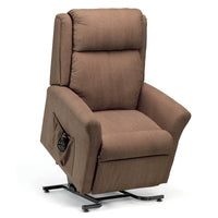 Memphis Dual Motor Riser Recliner Chair - Mushroom