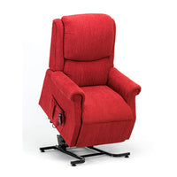 Indiana Single Motor Electric Riser Recliner Chair - Charcoal