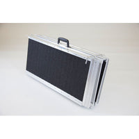 Multi-Fold Wheelchair Ramp with Grip Surface