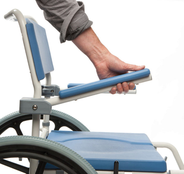 Aston Mobile Shower Commode Chair Image 4