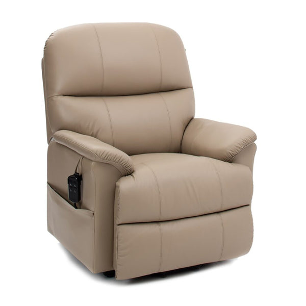 Lars Leather Dual Motor Riser Recliner Chair Image 7