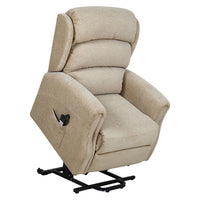 Neptune Dual Motor Riser Recliner Chair - Terracotta
