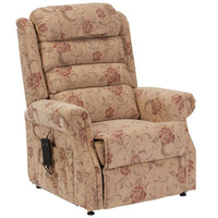 Serena Waterfall Back Riser Recliner Chair - Mocha